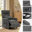 Fauteuil inclinable électrique en microfibre avec dossier et repose-pieds 32 po-160739581