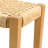 Wood Garden Bench With Faux Seat, Brown, 42.56"W X 16.06"D 16.01"H Backless Stained, 16.01 In. High 42.56 Wide 16.06 Deep