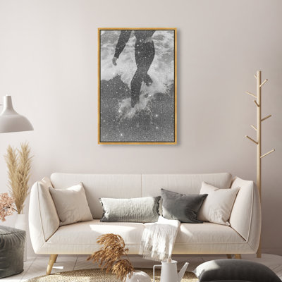 Crushing Foam Nautical & Beach Canvas Print by Oliver Gal, Black Frame, 10 x 15