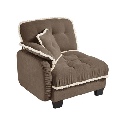 Sofa LSF Chenille -Brown