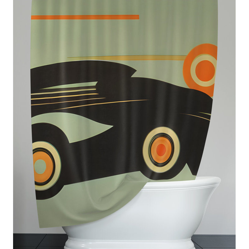 Rideau de douche Cordelie, H 72 po x l 70 po