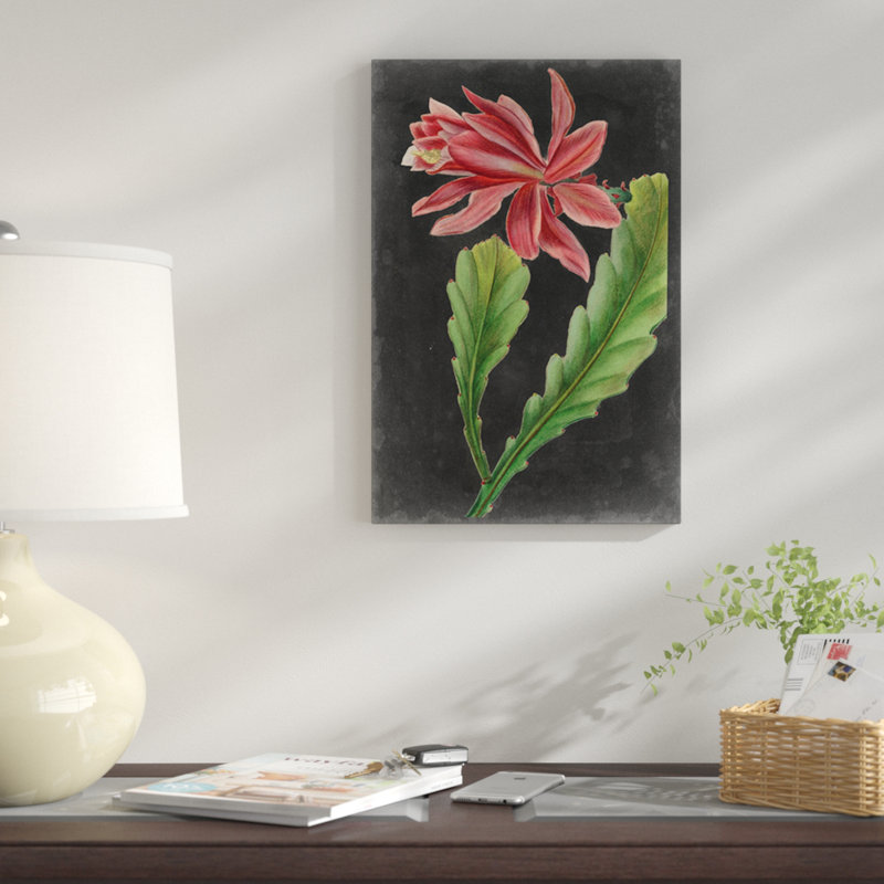 «Dramatic Tropicals I», reproduction d'impression sur toile tendue, H 40 po x l 26 po x P 1,5 po, Toile tendue, Pas de tapis