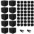 Bion Modular Cube – 10-Cube Set | Solid Structural Blocks For Furniture & Décor – Black-1670354506