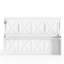 Lit escamotable blanc multifonctionnel peu encombrant avec bureau et conception moderne