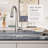 Moen Sleek MotionSense Wave Single Handle Pulldown Kitchen Faucet with Power Clean Technology-26346651