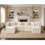 Canapé modulaire en forme de U avec 2 repose-pieds en forme de U Modern Minimalist Cloud 129 po, aucun assemblage requis-1924805801
