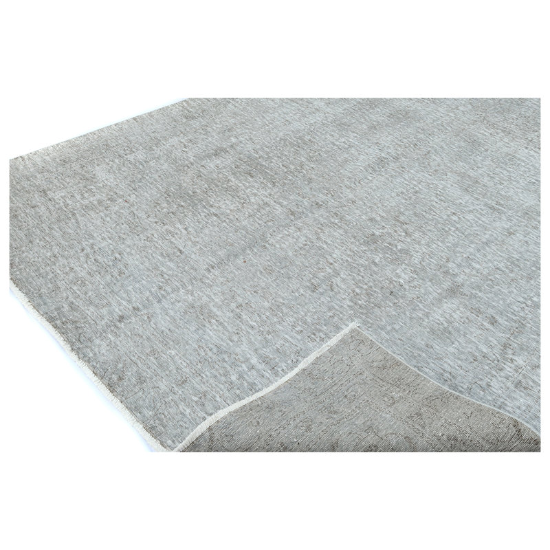 ZIVNVIZIGGY00 Wool Area Rug in Gray, Rectangle 9' x 12'