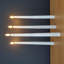 Bougies de flamme à mèche 3D à piles avec télécommande - 4 unités