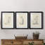 House House IV - ensemble de 3 reproductions de dessins encadrés-228844213-228844212