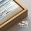 «Coastal Beach Teal Sky Ocean Wave Beach Shore», reproduction sur toile 3 pièces-119385190-91260029