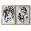 «Ocean Inkblot III», ensemble de 2 reproductions de cadres rectangulaires sur toile-1032070322-1032070323