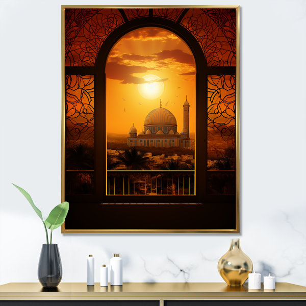 Charlton Home® Judaism Synagogues Sunset Sanctuary On Canvas Print ...