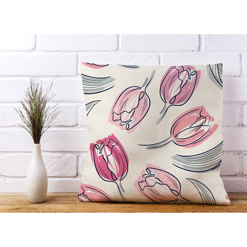 Shoshanna Floral Square Cushion
