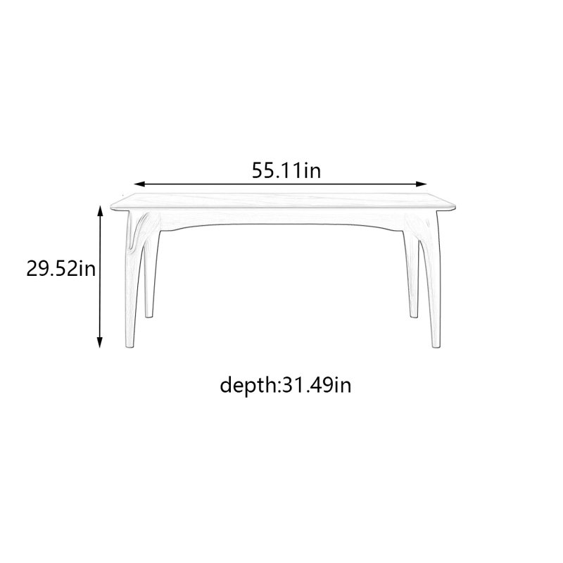 Hamite, H 29,52 po x L 55,11 po x l 31,49 po