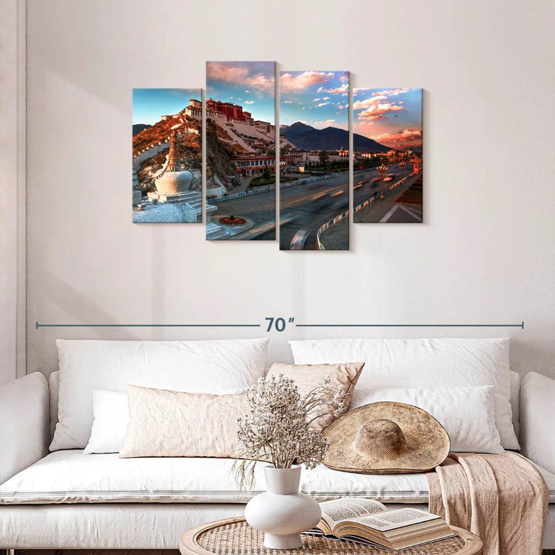 Adella Potala Palace In China, 27" H x 43" W