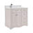 36" Solid Wood Single Bathroom Vanity with 1" Engineered Marble Top-1645153182