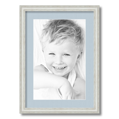 Wood Matte Picture Frame with Mat