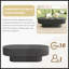 Table basse ovale élégante de 43,3 po-1223986413