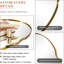 Miroir de salle de bain ovale contemporain Cadre en acier inoxydable-711187950-708915423