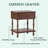 Vivienne Easy Assembly Solid Wood Spindle 1-Drawer Nightstand-1962686961