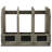 Antonsen 3-Slot Wood File Organizer