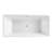Squadra 59'' x 31.5'' Soaking Acrylic Bathtub