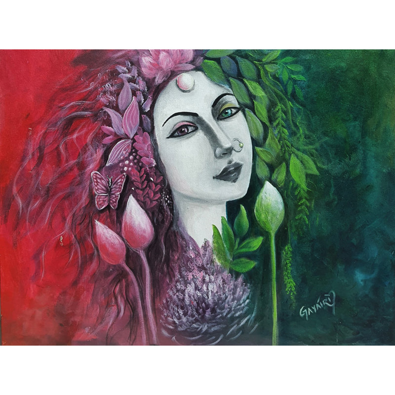 Nature sauvage | Acrylique sur toile | Peinture de Gayatri Mavuri