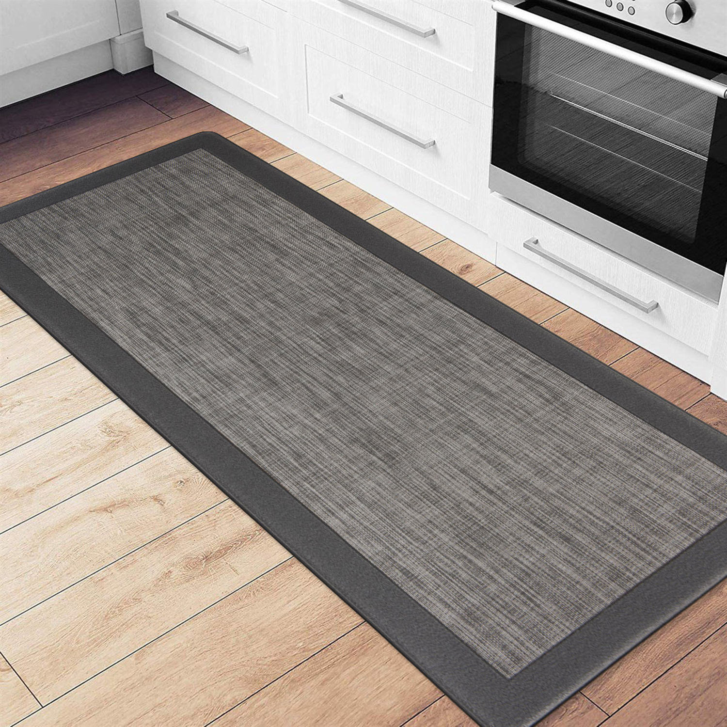 Wade Logan Aileana Textline Bordered Anti-Fatigue Standing Mat ...