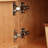 Retro design solid wood TV cabinet