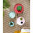 Set of 4 Multicolor Nesting Plant Stands