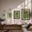Magenta Gerbera Botanical - Framed Print-617569289-617569291