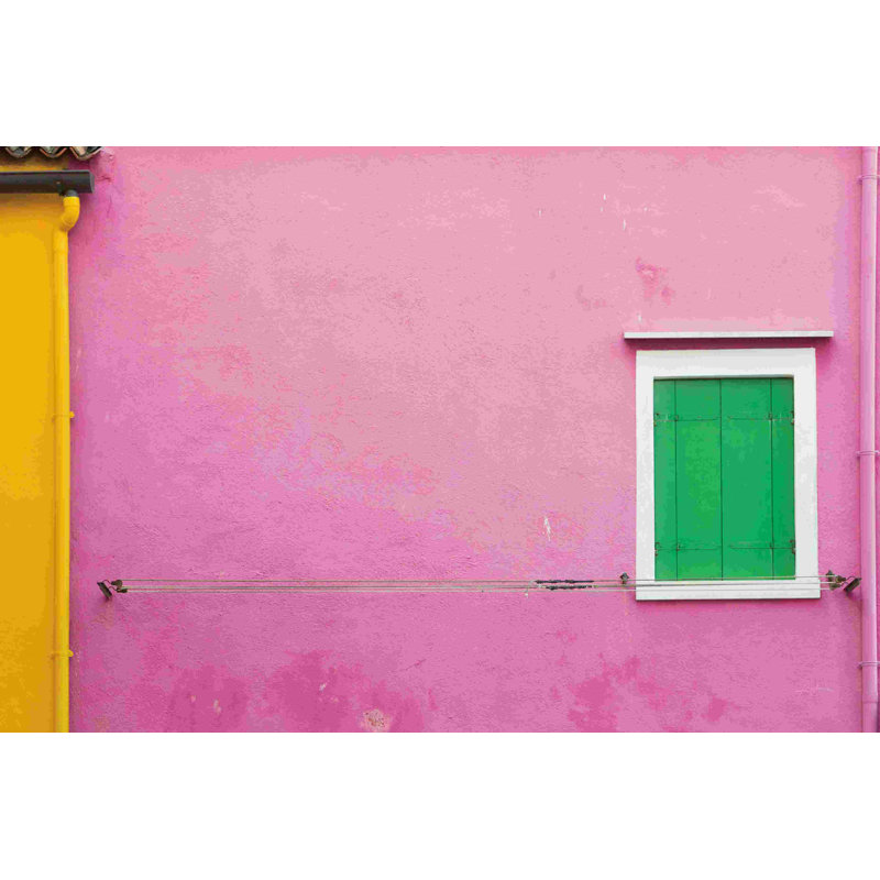 Fenêtres de Burano V, H 8 po x l 12 po, Non, Toile tendue