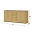 Base de meuble-lavabo autoportant double 71 po Avery-134055168-134055169