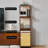 Yellow + White + Brown + Silver Solid Wood + Stainless Steel Display Cases-120836351