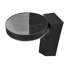 Rica Black Solar Powered Metal Pathway Light