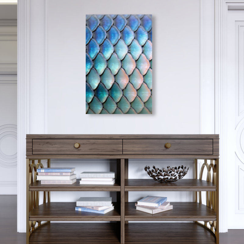 Mermaid Zoom Print by Oliver Gal, 15"H x 10"W, Gallery Wrapped