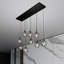 Cadesha 9 - Light Black Cluster Pendant-938373284
