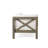Patio X-Back Left Corner Bench Of Set 2, White-1671892646-1671892642