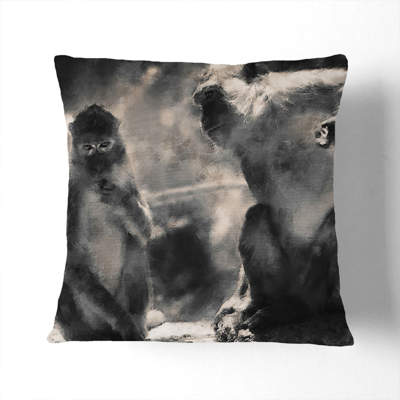 Square Cushion, 55cm H x 55cm W x 20cm D, White