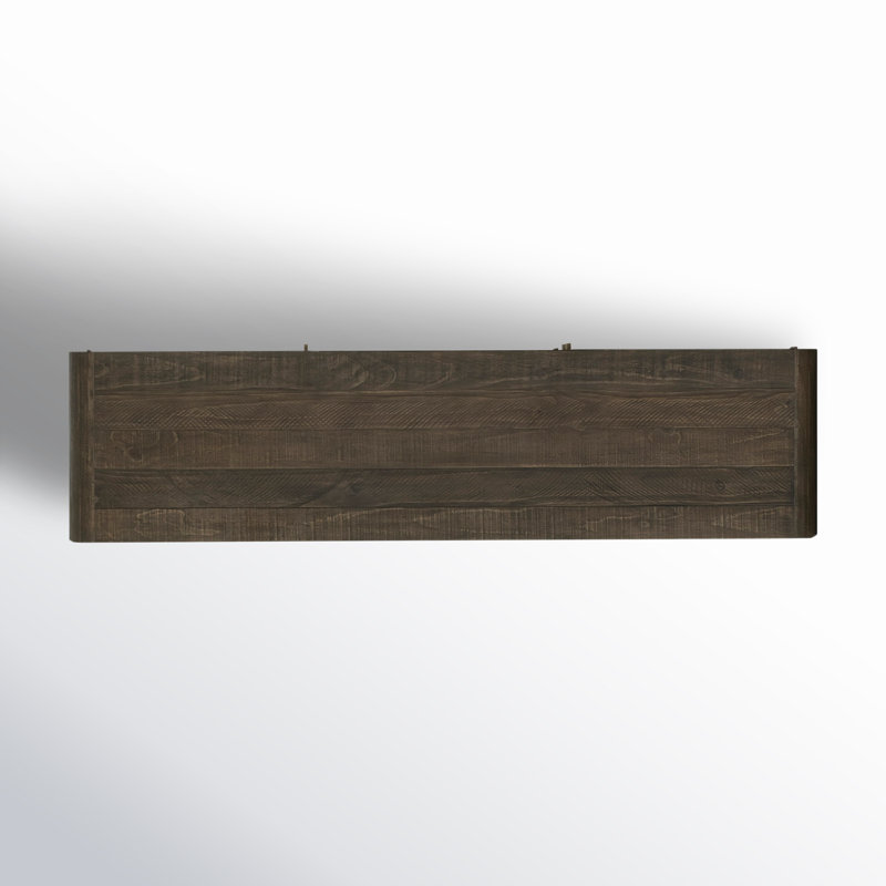 Monterey 63'' W Solid Wood Sideboard, Dark Brown