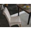 Chaise parsons rembourrée en velours Deatrick