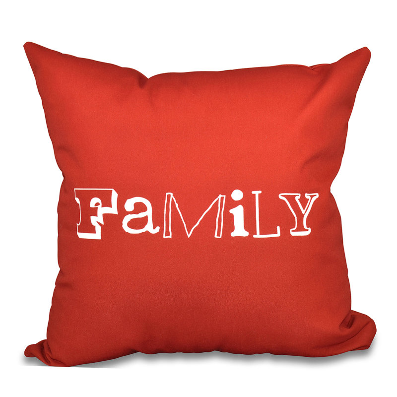 Coussin A Way, H 18 po x l 18 po, Corail