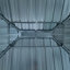 Pavillon de jardin à toit rigide avec double toit en acier galvanisé, structure en aluminium robuste, rideaux et filet pour patio, pelouse et jardin