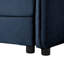 Canapé modulaire modulaire en chenille avec assise profonde et repose-pieds mobiles-739665816