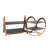 Artesa 2 Piece Slate & Wood Serving Stand Set