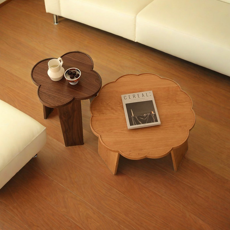 Table basse Simple, Brun / brun orangé