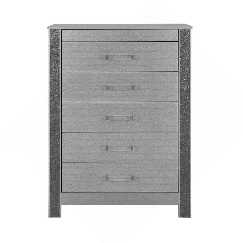 Commode argent Lorenzo