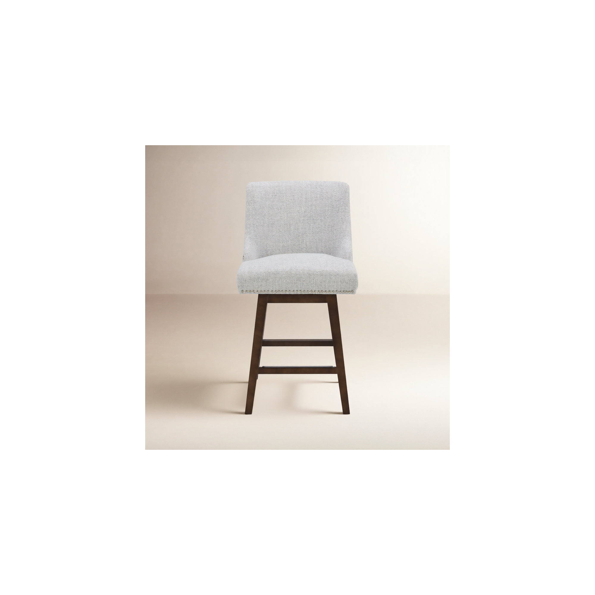 Orbay Swivel 26" Counter Stool, Gray Heathered
