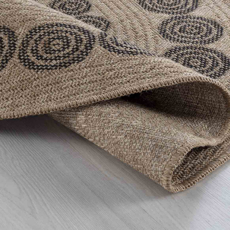 Welty Geometric Area Rug, Round 120cm