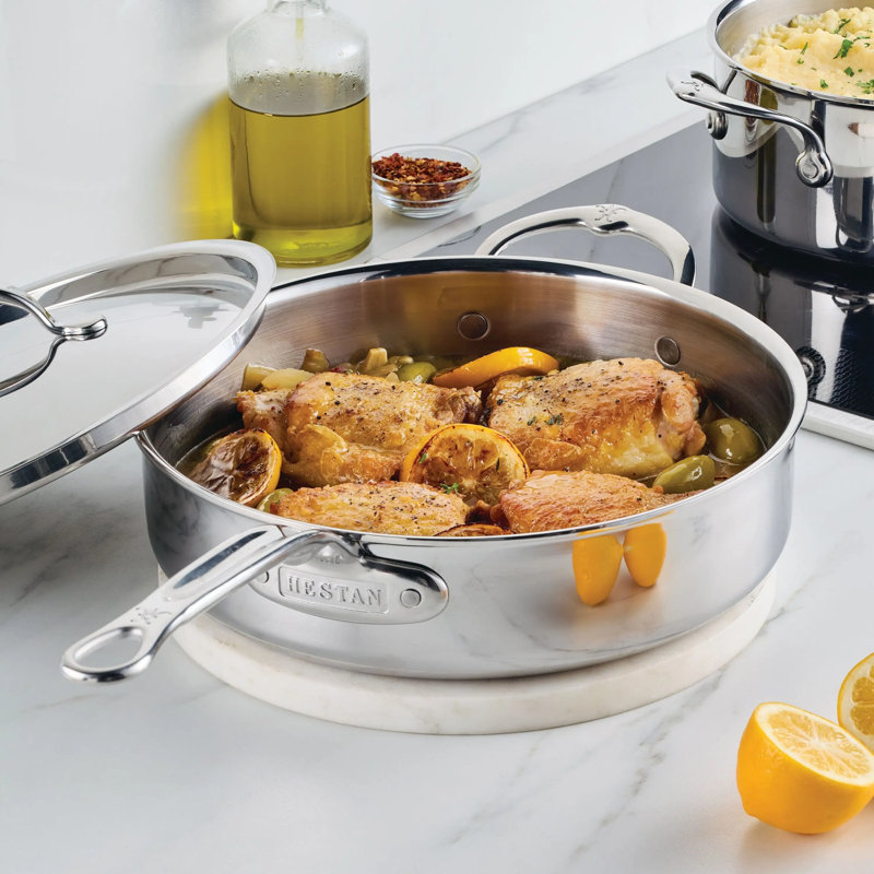 Probond® Luxe 3.5-quart Professional Clad Stainless Steel Sauté Pan With Lid